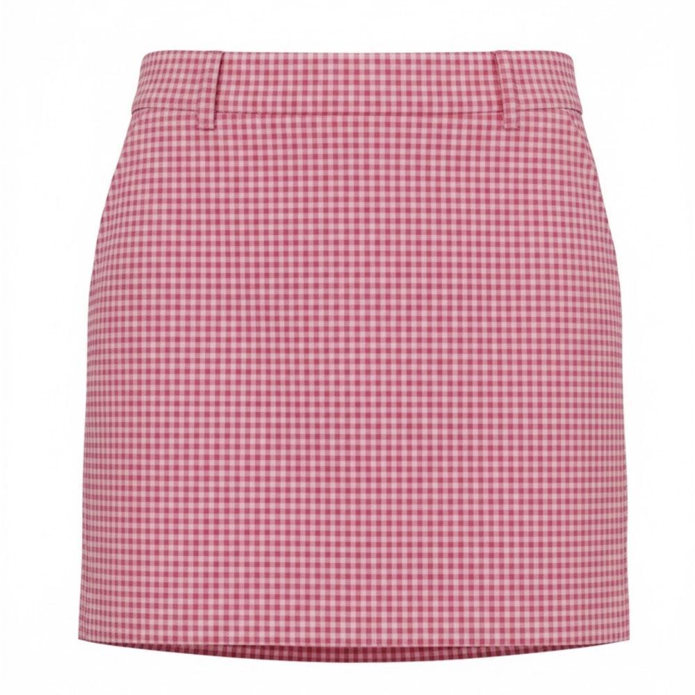 BELYN KEY WOMENS GOLF SKORTS LINED RED CHECK SIZE XS